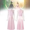 Enchanting Glinda Inspired Costume Dress For Halloween Retro Style Unisex Wearable Attire