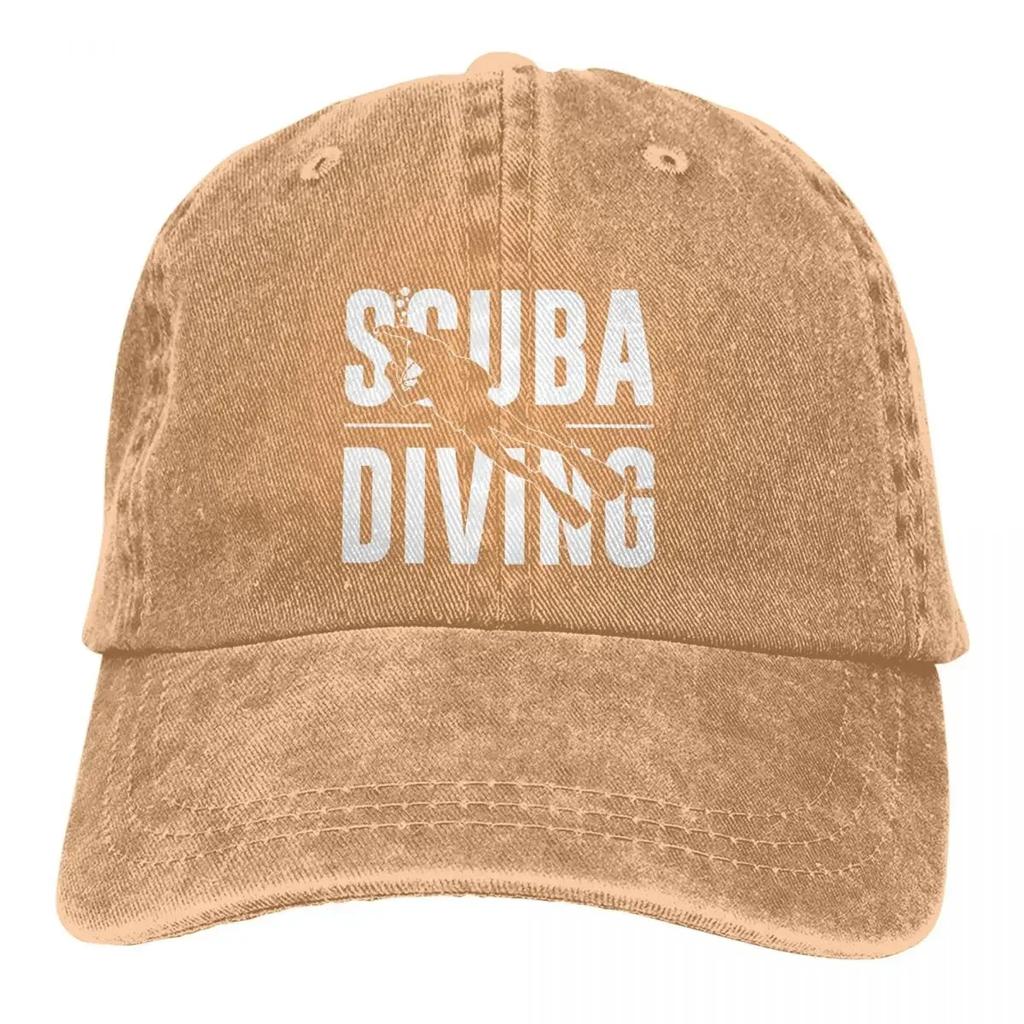 Summer Cap Sun Visor Apparel With A Suba Diver Hip Hop Caps Dive Scuba Diving Cowboy Hat Peaked Trucker Dad Hats