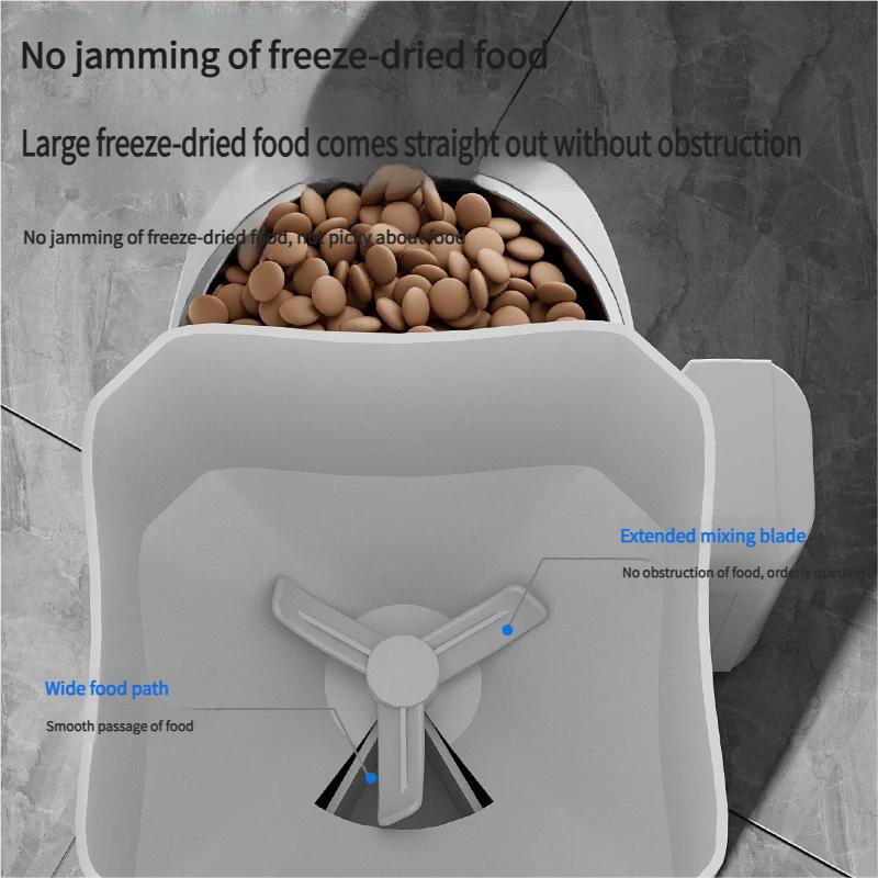 Tuya Wifi Remote Control 3L Large Capacity Smart Automatic Pet Food Dispenser Feeder for Pets
