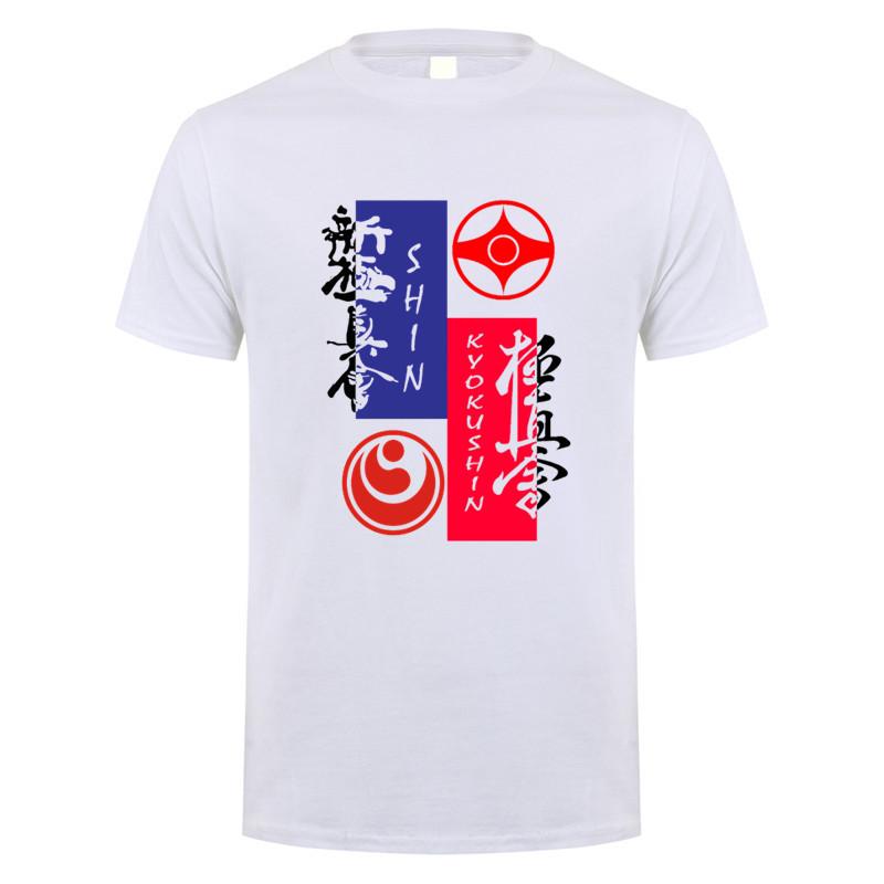 Kyokushin Karate Masutatsu Oyama Giappone Maglietta Unisex Cotone Manica Corta Kyokushinkai Kyokushin Maglietta Top