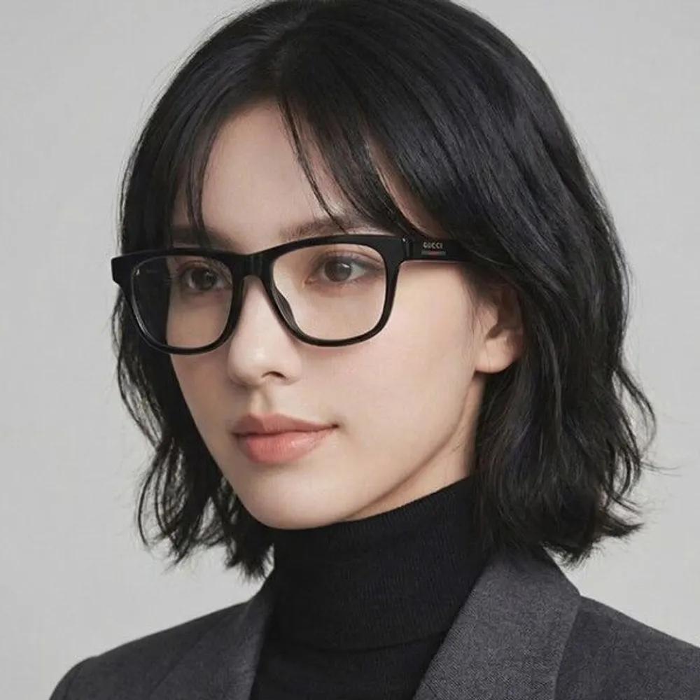 

[Gucci] Eyeglass Frames GG2108O 001 Black Horn-rimmed Fashion Daily Men Women