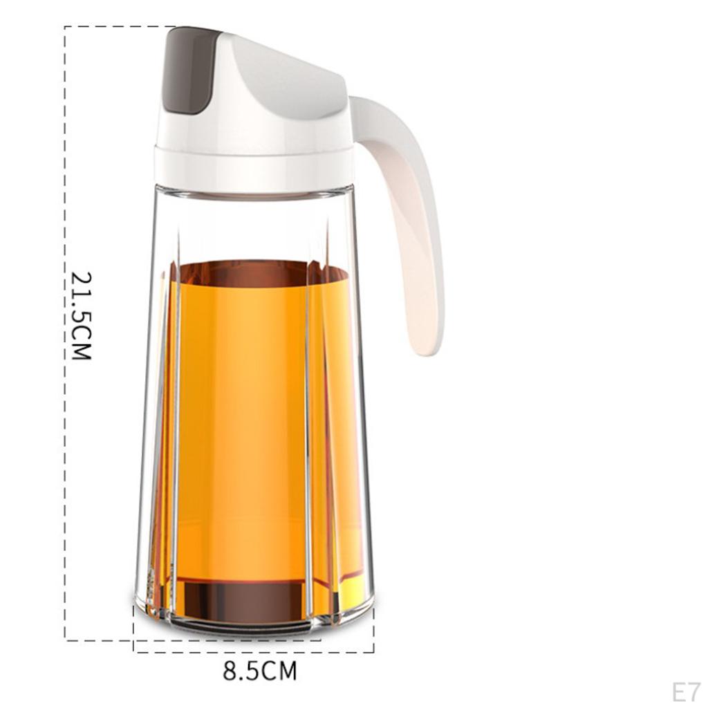Glass Oil Bottle Self-closing Durable