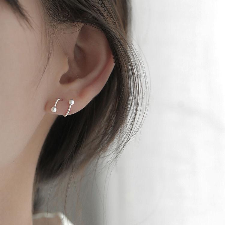 10Pcs Simple and unique spiral earrings for women, trendy ear cuffs ear studs