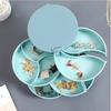 Four-Layer Jewelry Box-Rotatable Jewelry and Cosmetics Storage Box-Earrings and Necklaces Holder-Dust-Proof Storage Rack