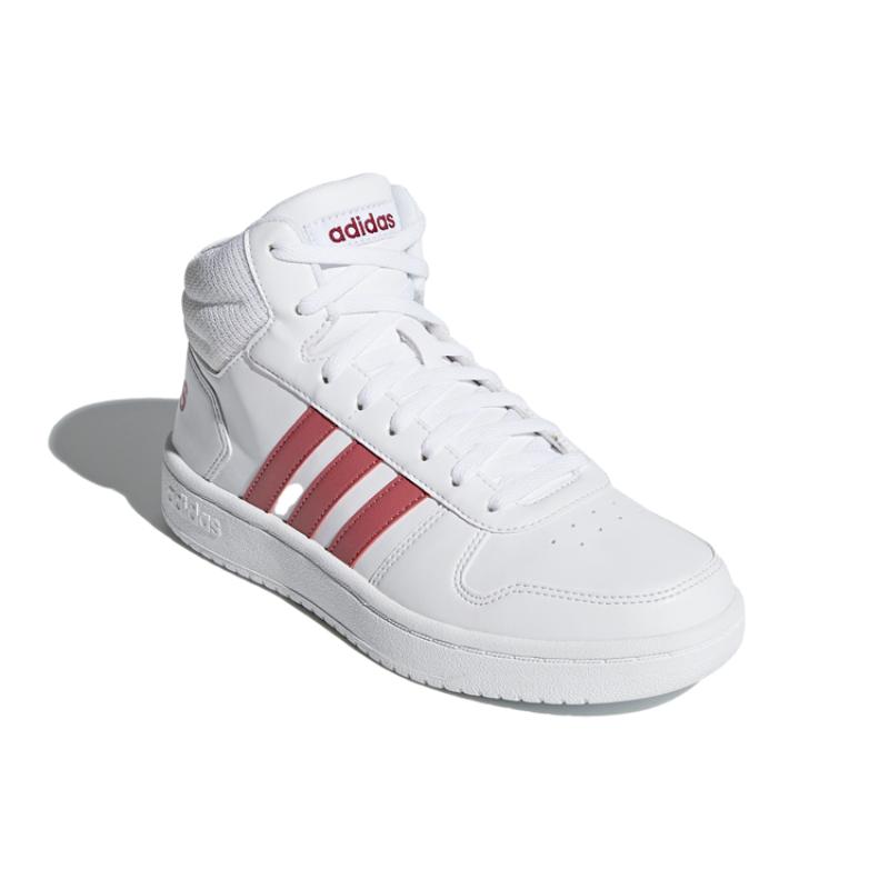 adidas Hoops 2.0 Mid 'White Purple Red' Women's Sneakers B42101