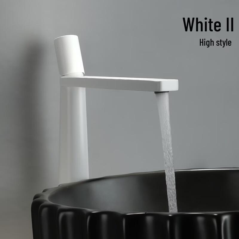 TLXT Slim Waist Cold/Hot Water Bathroom Basin Faucet