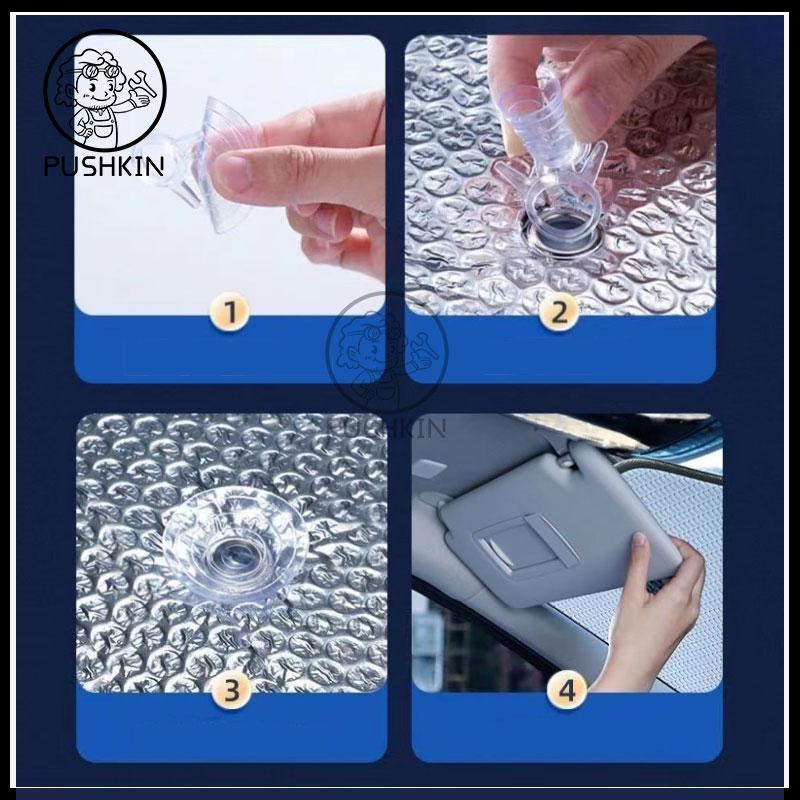 For Haval Jolion 2024 2023 Reflective Car Windshield Window Sun Shade Visor Shield Cover Suction Car Sunshield Sunscreen Curtain