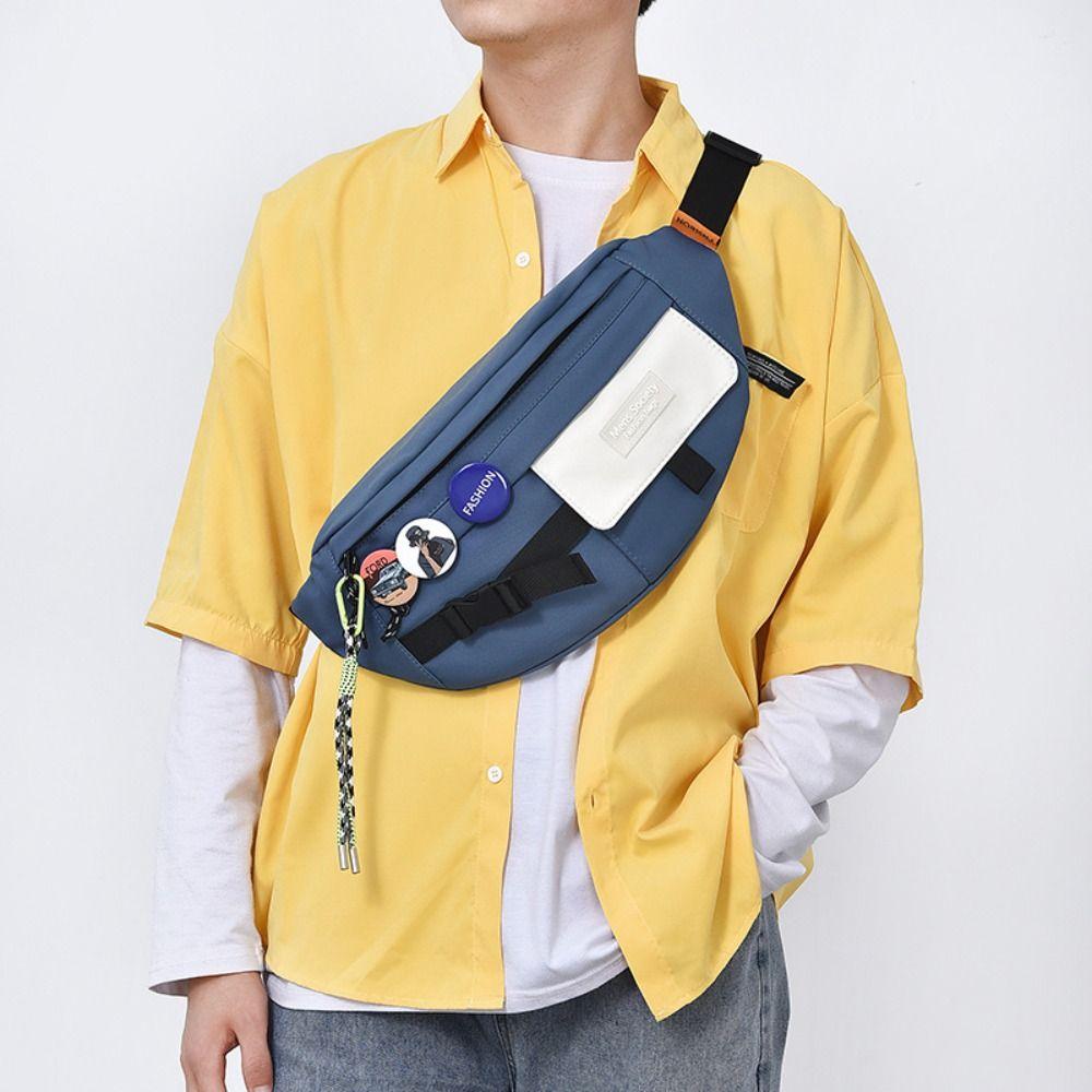 

Сумка через плечо большой емкости, нейлоновая дорожная набедренная сумка, модная сумка через плечо для женщин и мужчин