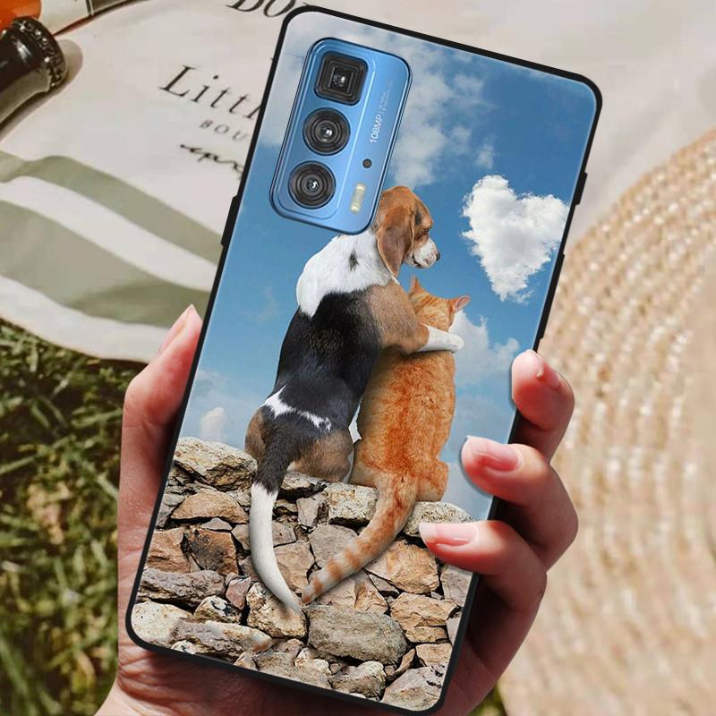 Für Motorola Moto Edge 20 Pro Hülle Weiche TPU Silikon Rückseite für Motorola Moto Edge S 20 Pro 5G Handyhüllen Mode Coque