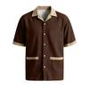 Men's Summer Casual Short Sleeve Shirt Multi Pocket Button Down Collar Lightweight Breathable Fabric Relaxed Fit