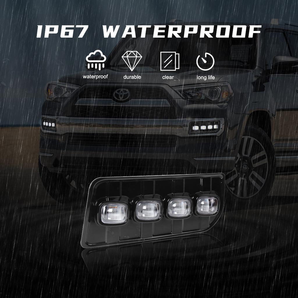 Daytime Running Lights Bumper Lamp For Toyota 4Runner Limited Turn Signal Yellow White