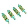 4Pcs RC Car Shock Absorber Aluminum Alloy Stable High Elasticity Front Rear Shock Damper for