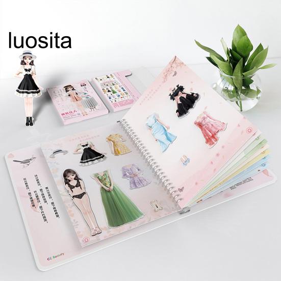 Magnetic Princess Dress Up Paper Doll, Pretend Play Toy, Smooth Burr-Free, Encourage Creation, Funny Clothes Dress Up Puzzle Game