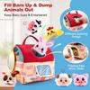 Farm Animals Baby Toys Surprise Barn With Stuffed Farm Animals Sensory Montessori Toy Baby Boy Girl Gifts Toy Portable
