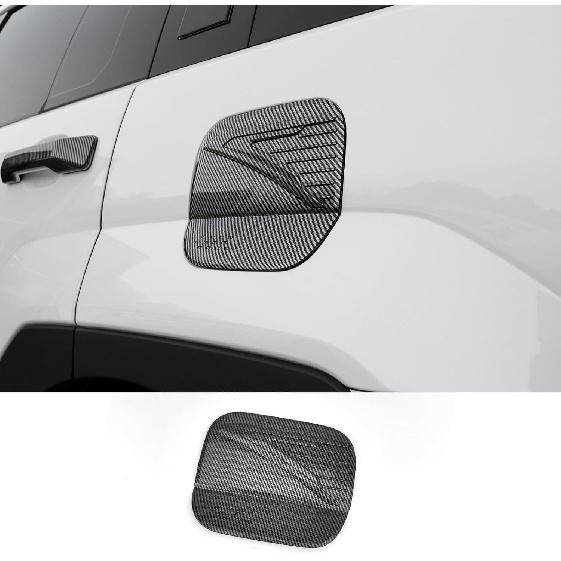 ABS Fuel Tank Cover Oil Gas Cap Fuel Filler Door Trim Cover Decal Sticker Compatible with Hyundai Santa Fe 2024-2026 MX5 Accessories (Glossy Black