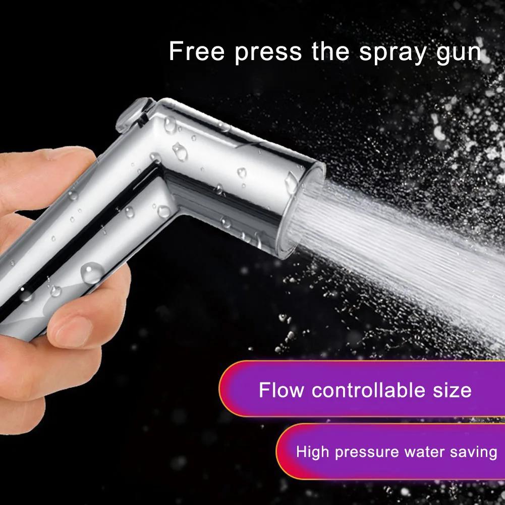Faucet Sprayer Hand Held Bidet Toilet Spray For Bathroom Self Cleaning For Washing Press-free ABS High-quality