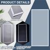 Protective Film For Sandblast Cabinet Lens 6-Pack 22 X 10 Inch Adhesive Clear Polyester Visibility Sandblasting Film