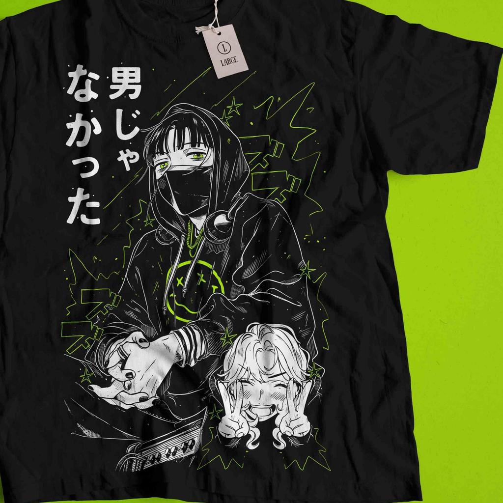 Anime Style Graphic T-Shirt, Japanese Streetwear, Unisex Cotton Tee