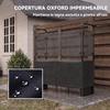 Galvanized Steel Indoor and Outdoor Gate with Oxford 600D Cover and Bag, 300 kg Capacity, Black