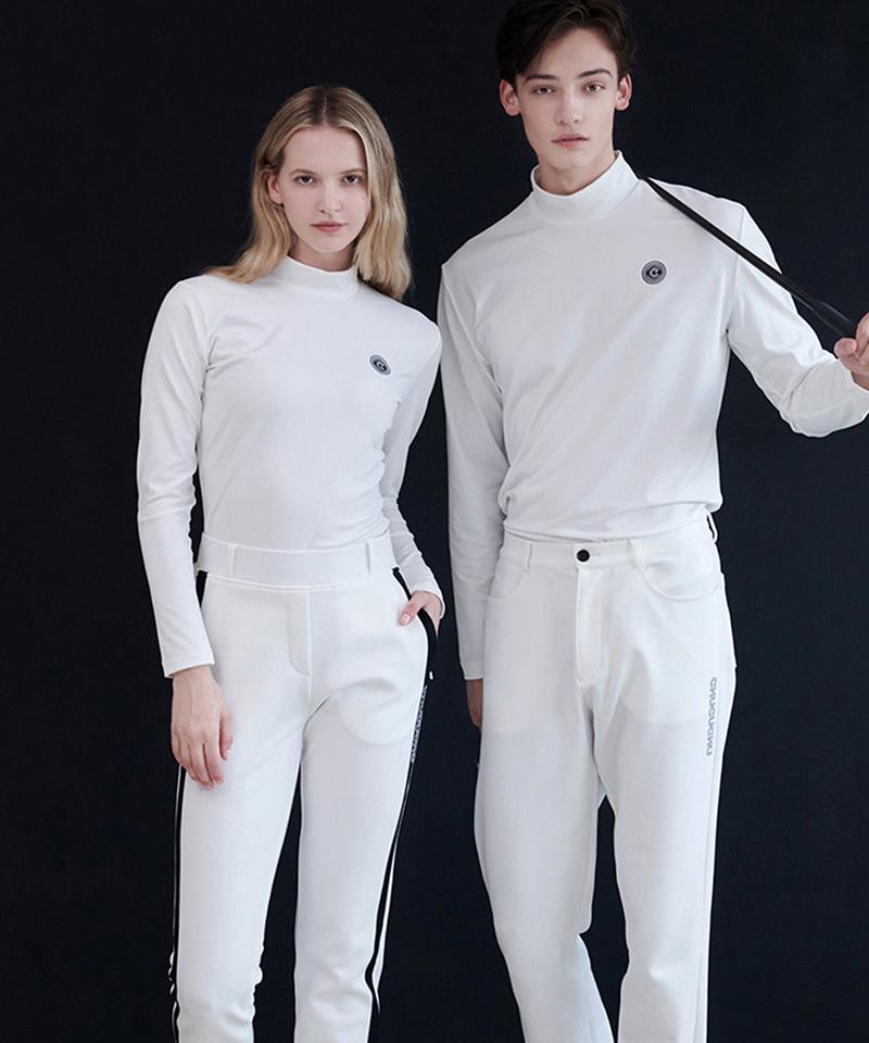CHUCUCHU C23F-Pt005M Men'S Line Point Elastic Waist Pants