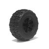 4PCS 90mm 12mm Hex Monster Truck Rubber Tires Off Road Buggy Wheel for 1/14 RC Car Wltoys 144010 MJX Hyper Go 14209 14210 RC Car