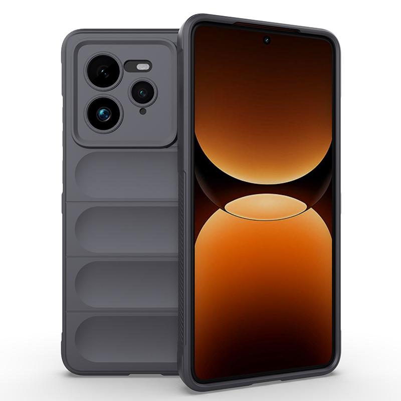 Soft Armor Phone Case For Mi Xiaomi 15 14 14T 13 13T Pro Lite Ultra Liquid Silicone AirBag Protective Coque Cover Funda