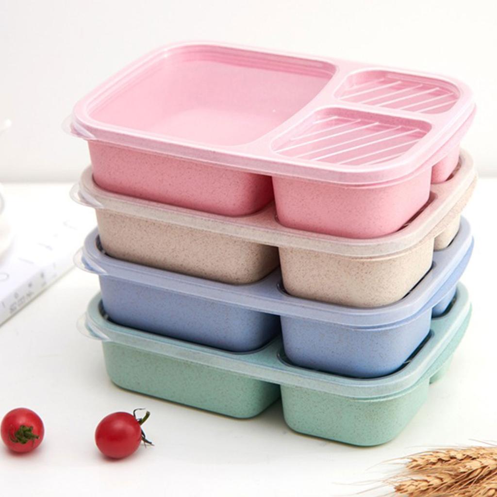 Meal Prep Lunch Containers BPA Free Reusable Food Safe for Kids Kitchen Storage