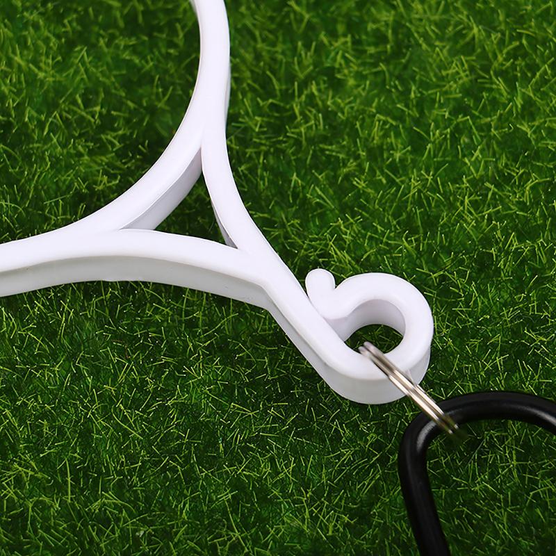 Golf Glove Holder With Key Chain Plastic Glove Rack Dryer Hanger Stretcher With Buckles Gloves Holder Keeper Dryer Shaper Tool