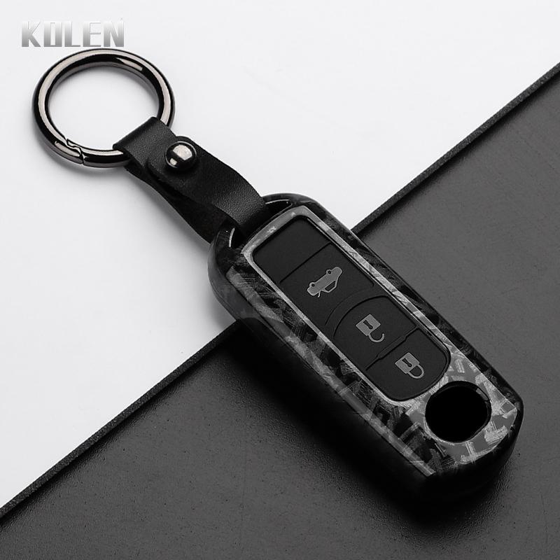 Abs Carbonfaser-Stil Auto Schlüsselhülle Abdeckung für Mazda 2 3 6 Demio Atenza Axela Cx-5 Cx5 Cx-3 Cx7 Cx-9 3 4 Cx30