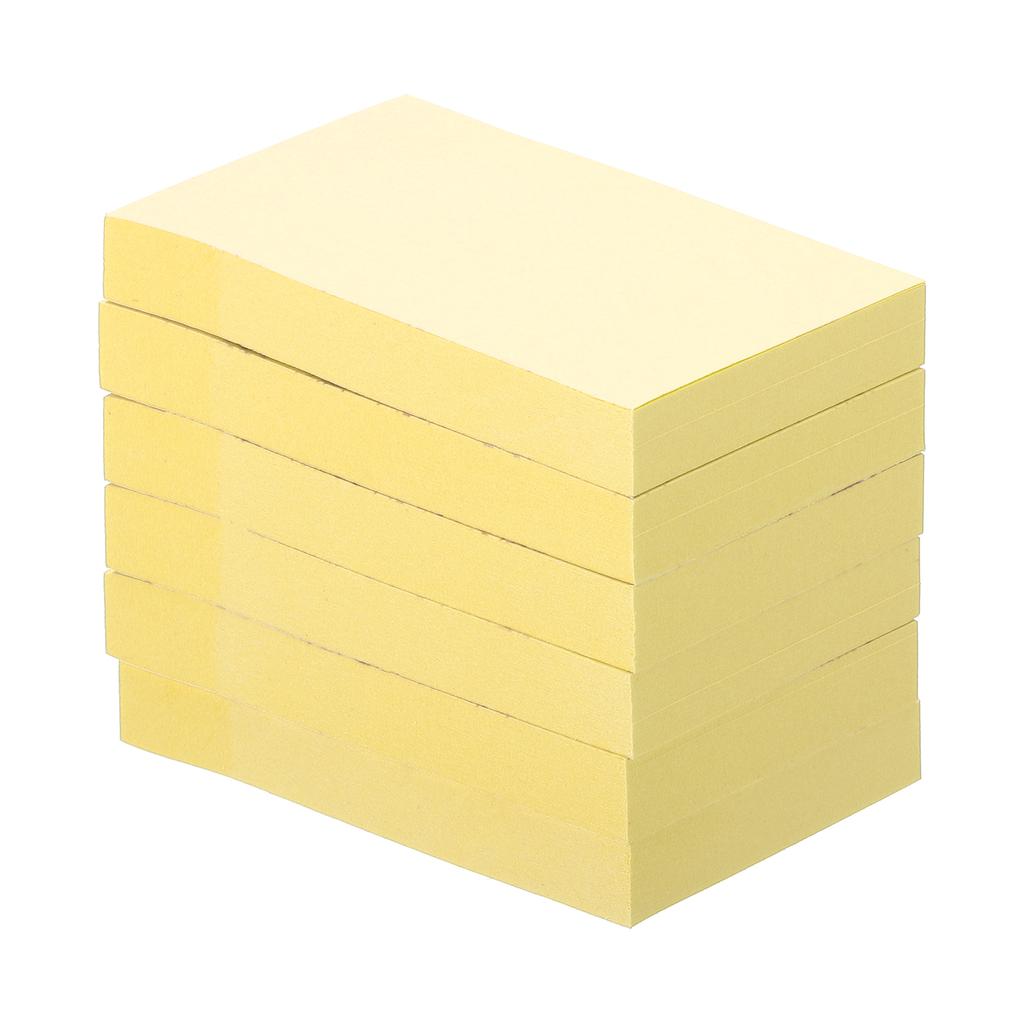 6/12 Pezzi 100 Fogli/Blocchetto Colore Vivace Post-it 2x3 Pollici Autoadesivo Blocchetti Memo Adesivi Post Memo Adesivi per Casa Ufficio Business
