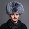 Winter men's outdoor windproof real fox fur bomber hat Luxury ear cap fur necessary hat Real fur hat Sheepskin top fox hat