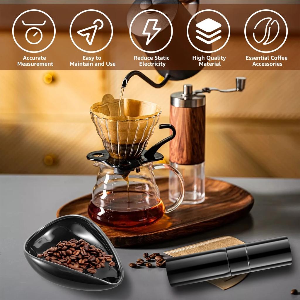 Coffee Beans Dosing Cup Trays and Spray Portable Humidifier Powder Anti Fly and Static Electricity Espresso Grinder Accessories