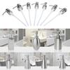 1pc Metal Head Bathroom Liquid Soap Dispenser Toilet Hand Replacement Lotion Shampoo Replacement Pump with Tube for Bathroom