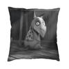 Tim Burton Horror Movie Sparkly Cushion Covers x Velvet Frankenweenie Throw Pillow Case for Sofa Car Square Pillowcase