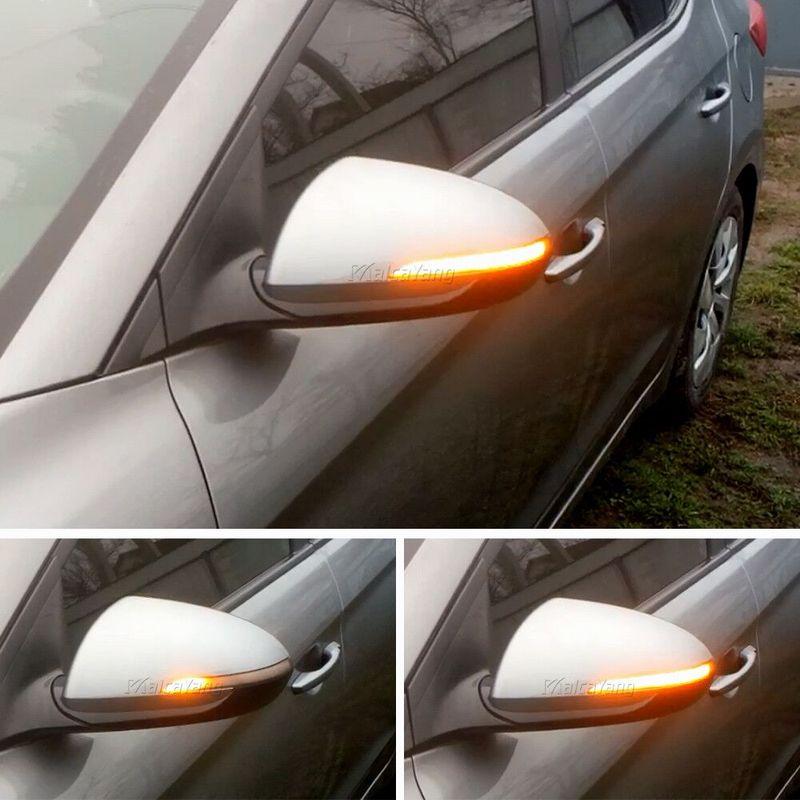 Dynamic Blinker Turn Signal LED For Hyundai Elantra Avante MK6 AD 2016-  Side Wing Rearview Mirror Indicator Blinker