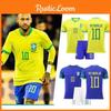 Qatar Messi Ronaldo Neymar Müller Camisa de Futebol Infantil Respirável Durável Qualidade Poliéster