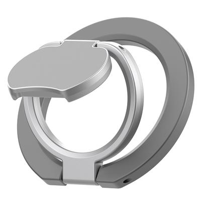 Magnetic Phone Ring Holder Grip with Dual-Side Magnets Triple Folding Zinc Alloy Kickstand