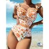 2026 New One-Piece Bikini Sexy Printed Swimsuit Summer Beach Swimwear Bathing Suit For Women