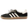 Wales Bonner x Samba Pony Black Unisex Sneaker Core-Black Cream-White IE0580