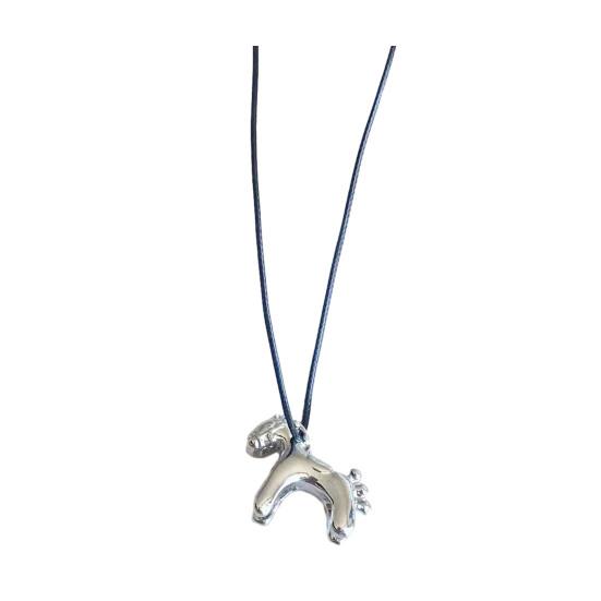 3D Horse Pendant Necklace Enamel Mini Horse Charm Necklace Cute Horse Long Necklace Gift for Men Women Horse Lovers