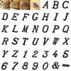 0 to 9, A to Z Metal Letters Numbers Cast Iron Decoration House Sign Doorplate DIY Cafe Wall House Door Address Alphabet Number