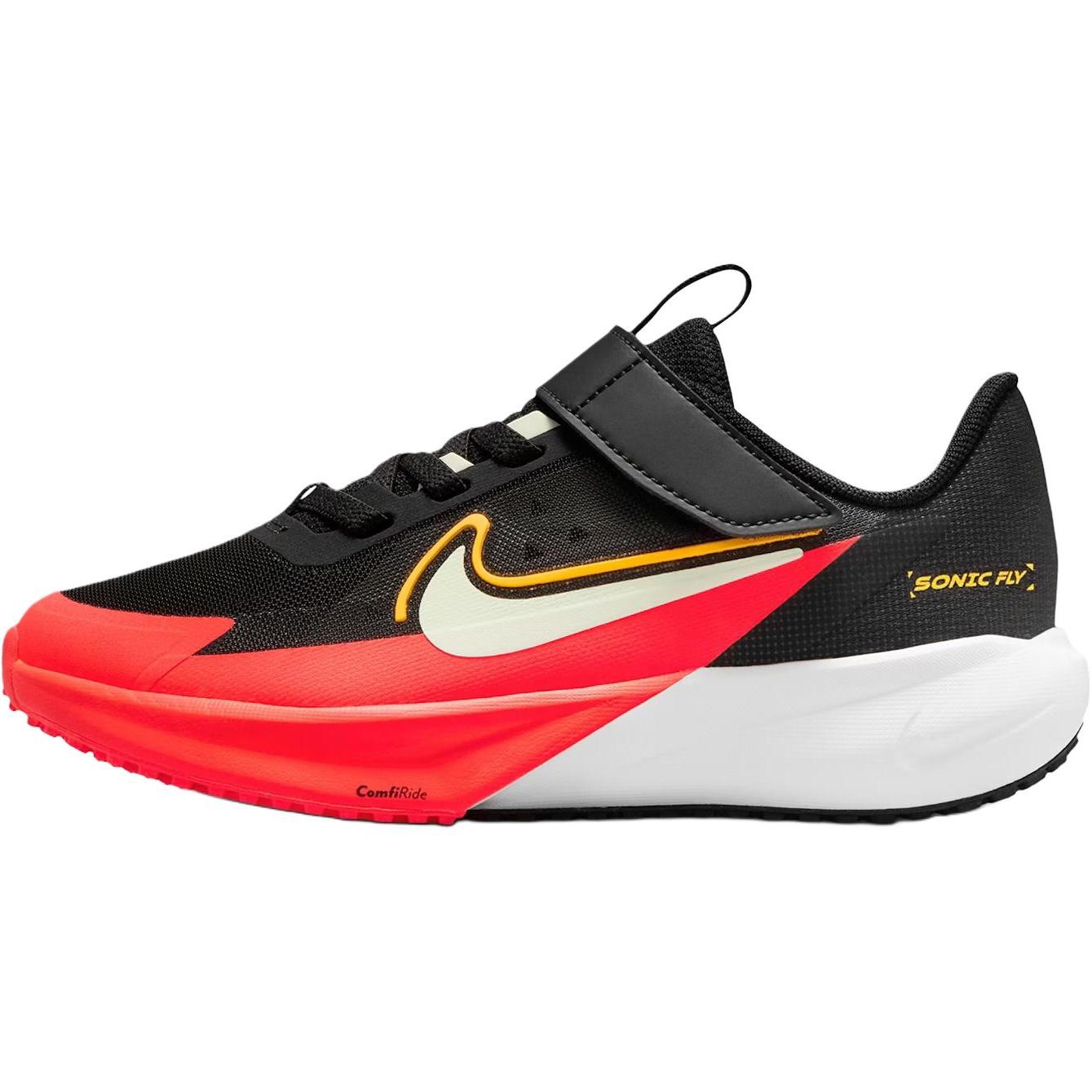 Nike Sonic Fly PS Black Laser Orange Kids Sneakers Bright-Crimson Volt-Tint FZ0016-005 30