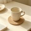 8-Pack Round Cotton Rope - 4.6 Inch Absorbent Placemats with Stand, Heat To 210°F, Desk