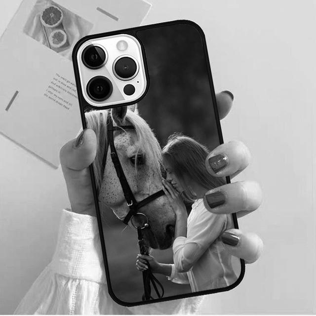 Horse Animal Running Cool Coque Shell For iPhone 17 Air 15 16 14 13 12 Pro Max 11 Pro Max Plus Phone Case Cover