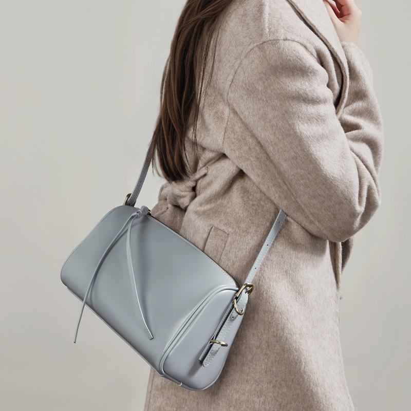 Vegetable Tanned Leather Bag Spring/summer New Crossbody Bag Tote Bag Large Capacity Leather Women's Bag Shoulder Pillow Bag
