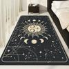 Witches Moon Tarot Mystery Totem Floor Mat Bathroom Mat INS Style Soft Bedroom Floor House Laundry Room Mat Anti-skid Welcome