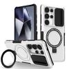 Custodia Blindata Ibrida Per Samsung Galaxy S26 S25 S23 S24 Ultra S22 Plus S26 FE S25 Edge Supporto per Auto Cover Ricarica Wireless Magnetica