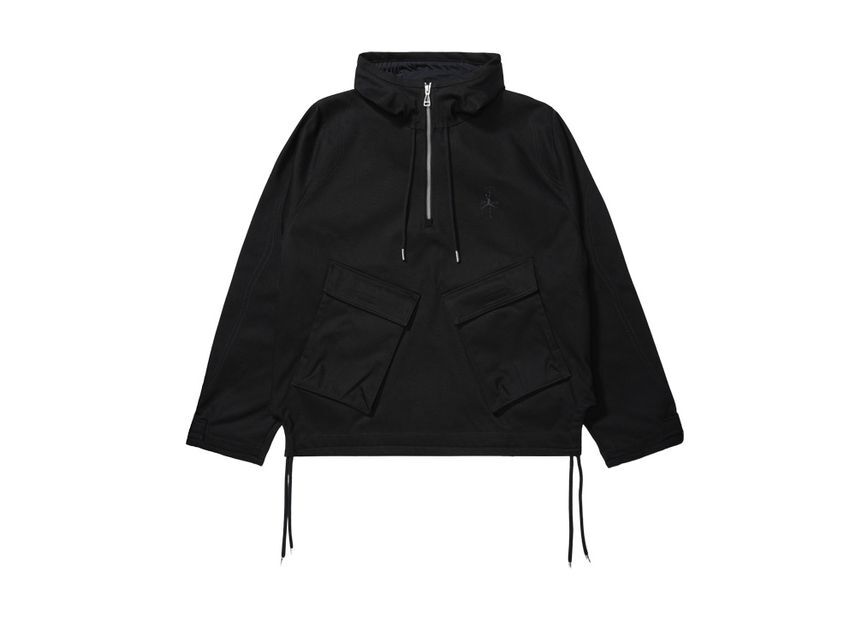 Nike Jordan Travis Scott Half Zip Jacket Black XS
