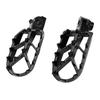 2pcs Dirt Bike Foot Pegs Replacement For XR CRF BBR Iron Black Anti Slip 50ml 140ml Motorcycle Foot Rest
