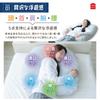 MORIPiLO Side Sleeper Neck Pillow (Enveloping Pillow for Easy Smartphone Viewing), 5-Point Support, Anti-Snoring Body Pillow, Cushion, Gray,